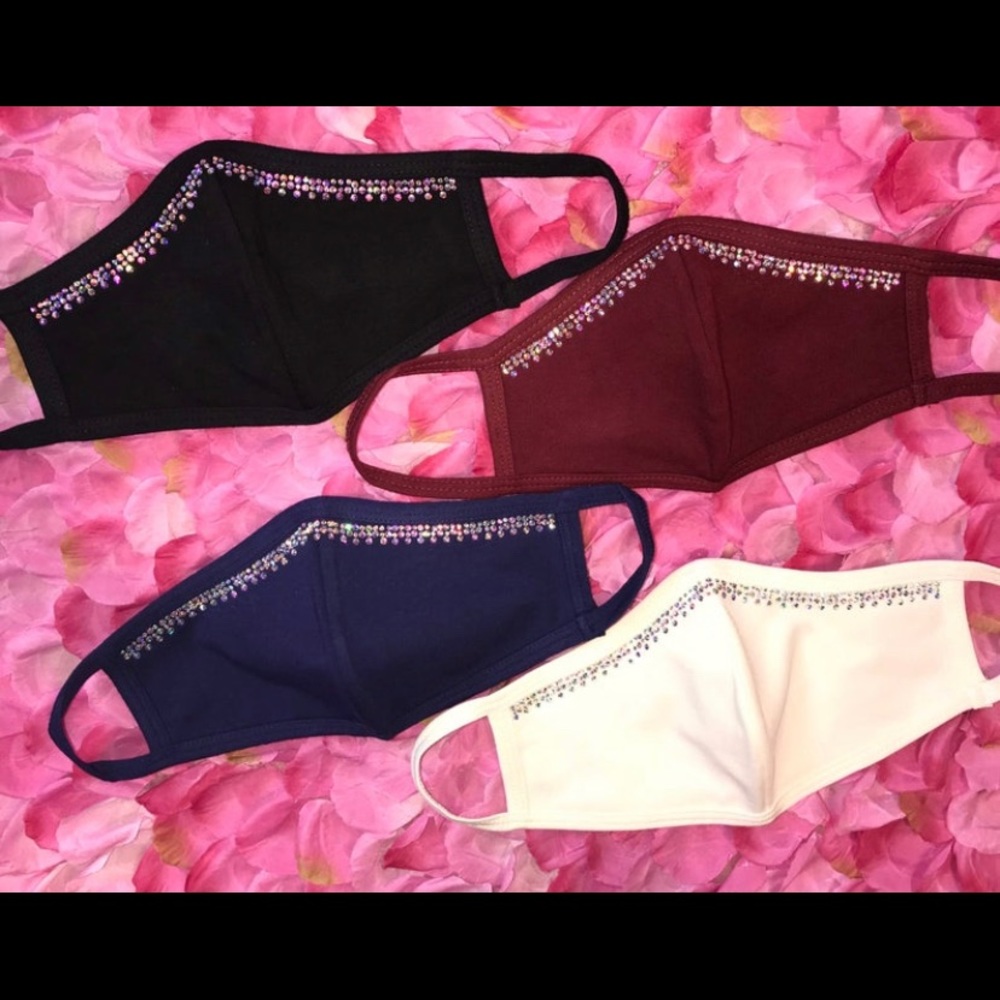 Handmade Rhinestone Face masks - Picture 11 of 16